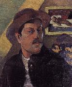 Paul Gauguin Hat self-portraits oil on canvas